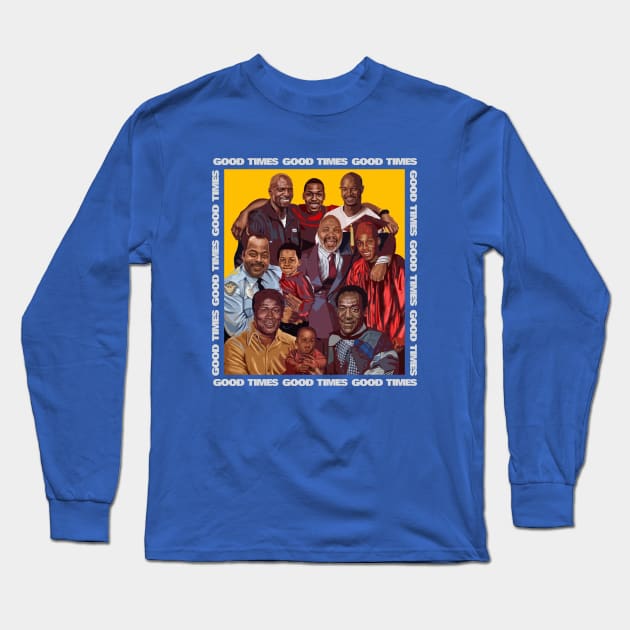 GOOD TIMES TV SHOWS Long Sleeve T-Shirt by mobilmogok99